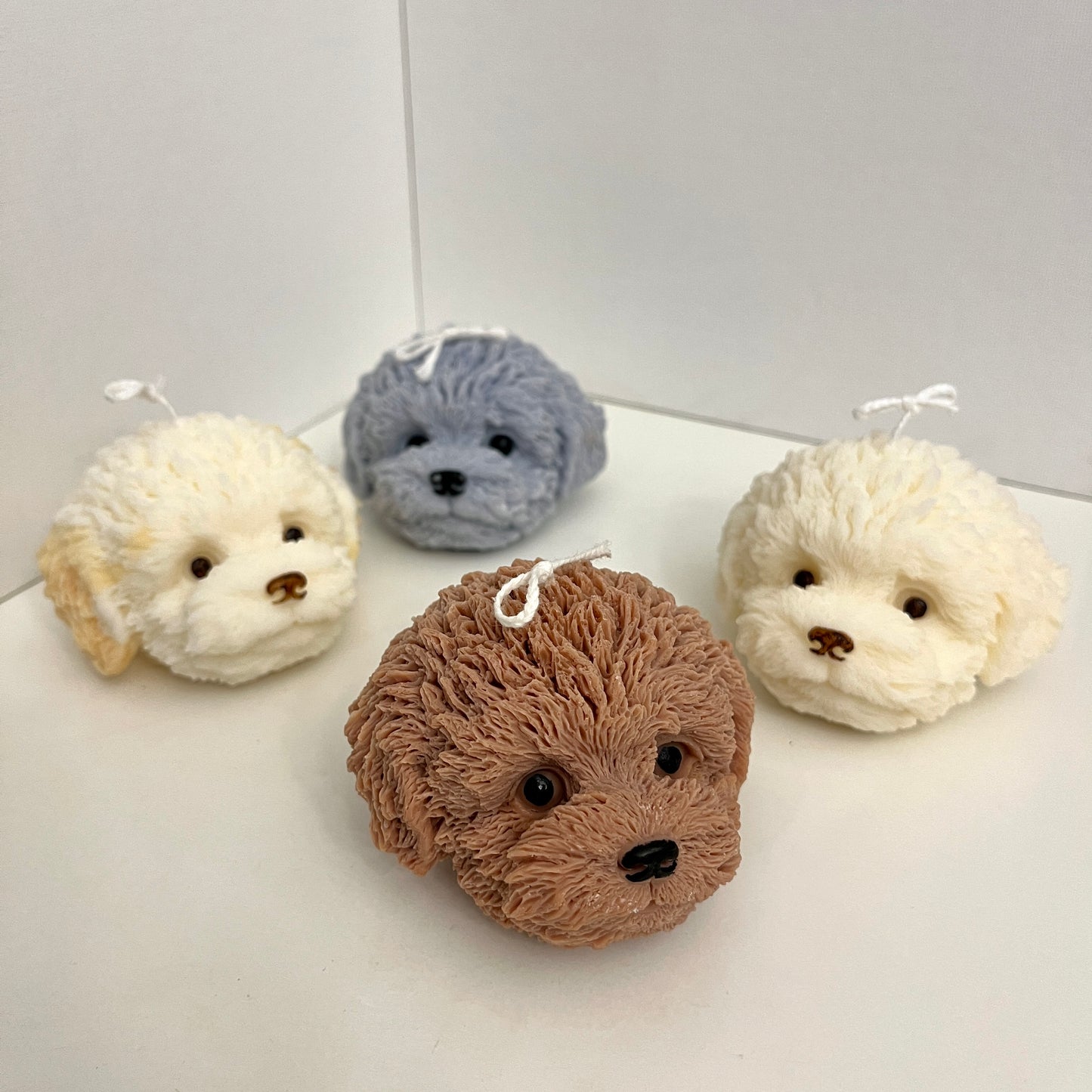 Fluffy Doggy Candles