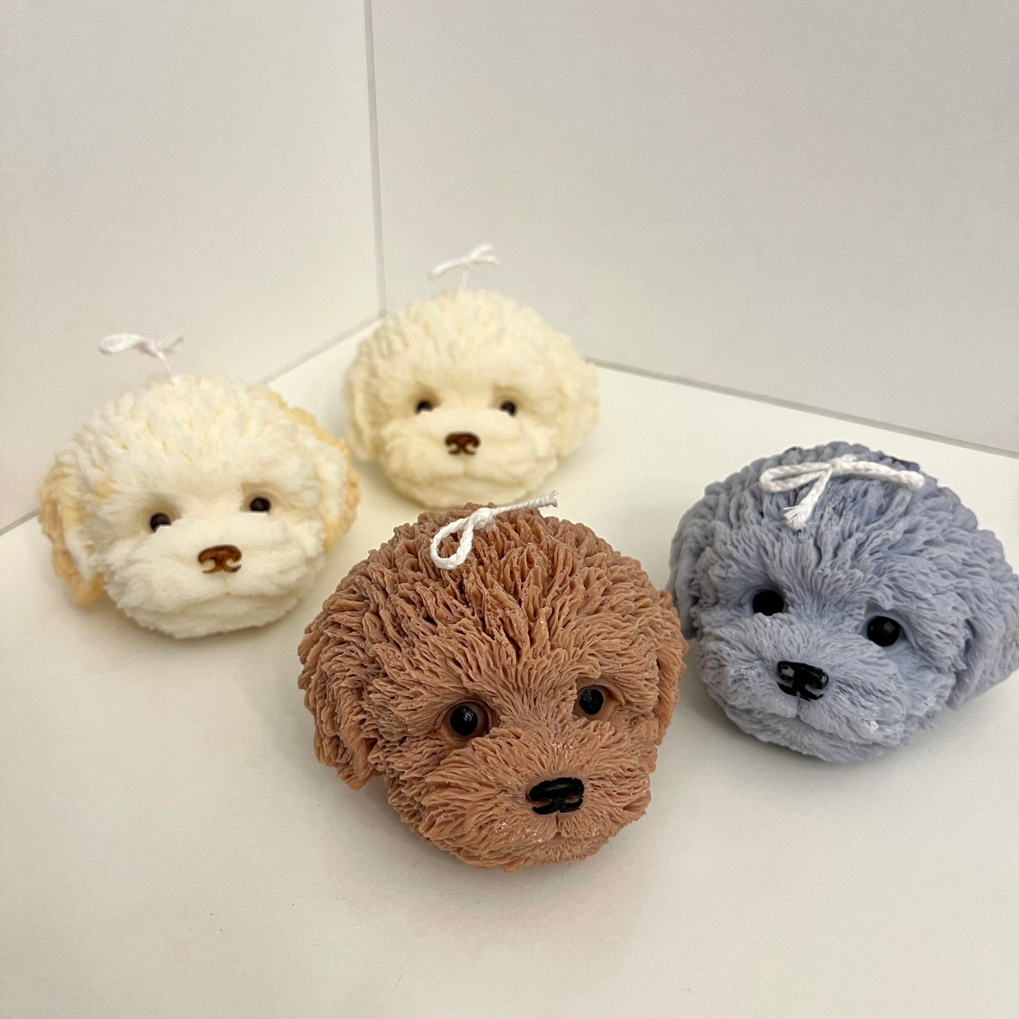 Fluffy Doggy Candles