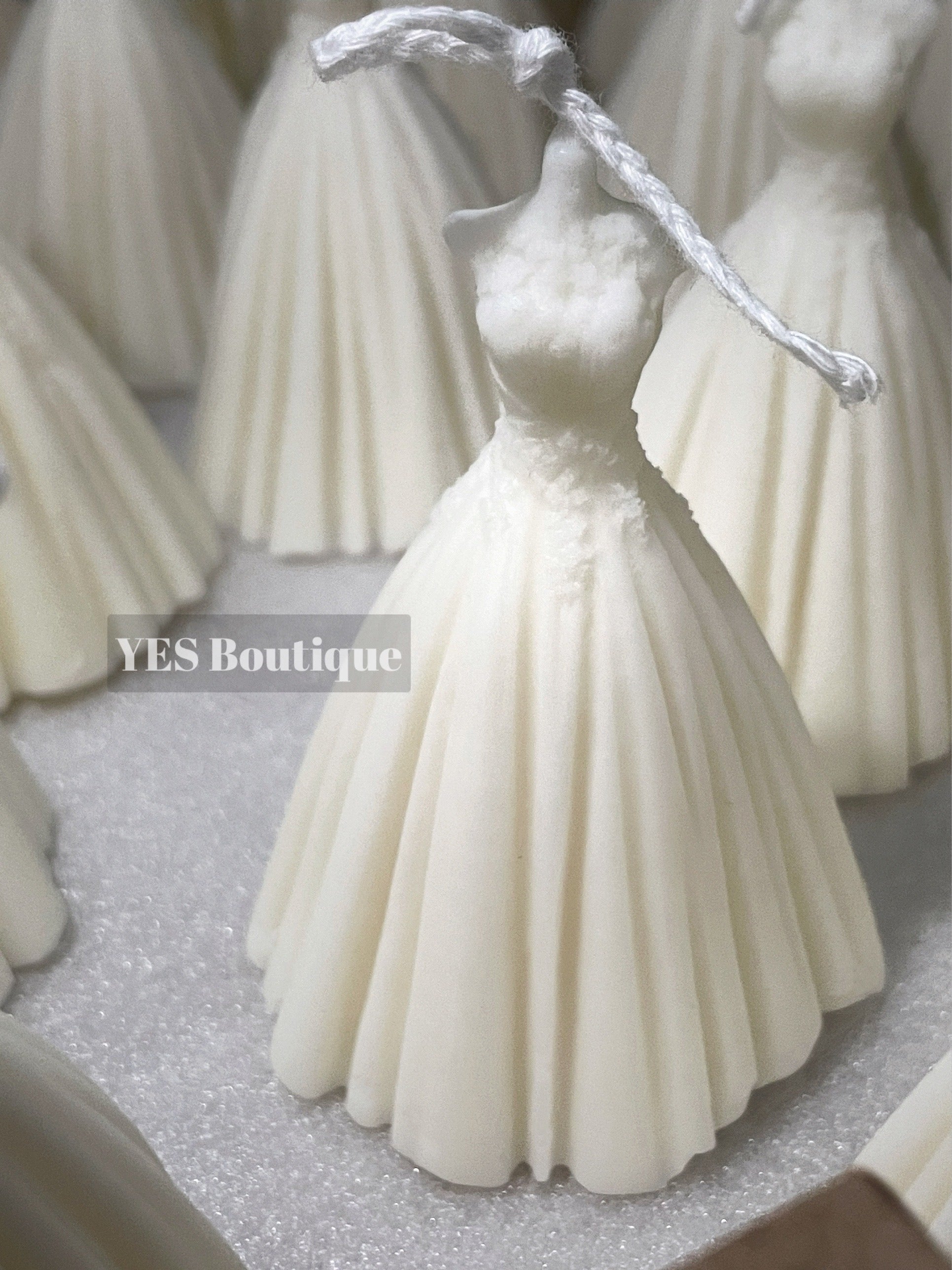 Wedding Dress Candles