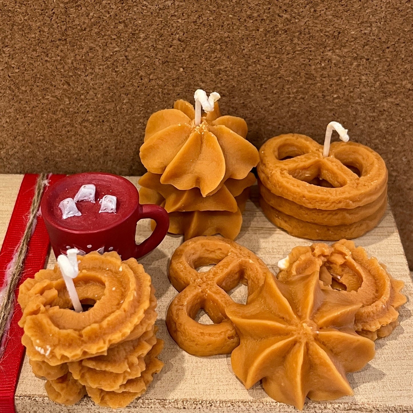 Danish Butter Cookie Candle Set